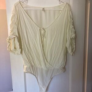 Intimately Free People tie-front bodysuit
